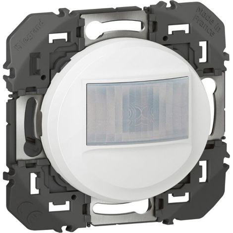 Détecteur mural universel - 3 fils - 500 W - LED - Dooxie - 600161A - Legrand - Aluminium