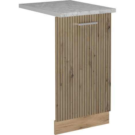 Coperchio per lavastoviglie R-Line, Rovere artigianale, 45 cm , PL Marmo, Vicco