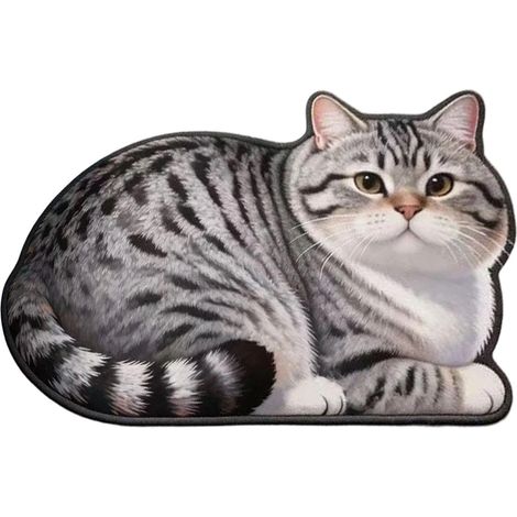 Katzenteppich Waschbarer schnelltrocknender Teppich