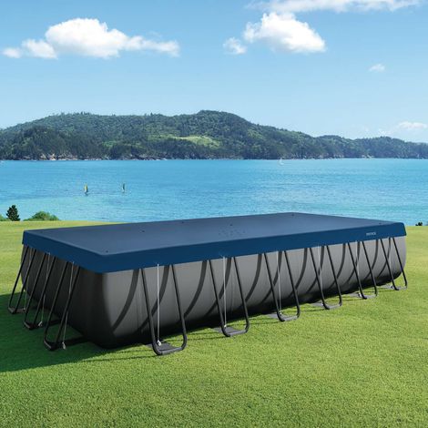 INTEX Copertura per piscina 732 x 366 cm Rettangolare PVC e PET (1/4)