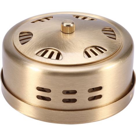 Boîte de Moxa d'acupuncture en cuivre épais, contrôle de la température, réservoir de brûleur de Moxibustion, soins de santé (1/5)