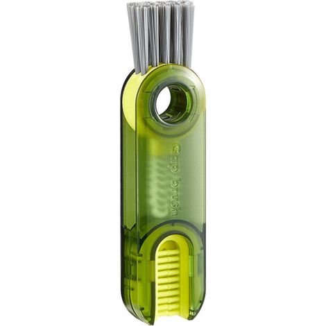 Sollbry Brosse de Nettoyage Multifonctionnelle 3 en 1, Brosse de Nettoyage des Fentes, Brosse de Nettoyage des Bouteilles d'eau, Brosse de Nettoyage des Couvercles de Tasses (1/5)