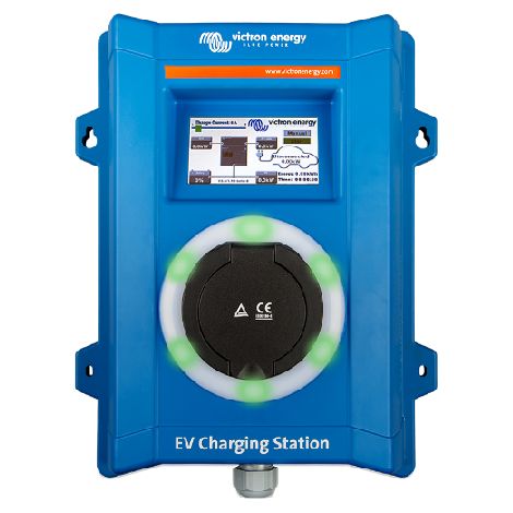 Borne de recharge Victron Energy 22 kW trois phases écran tactile