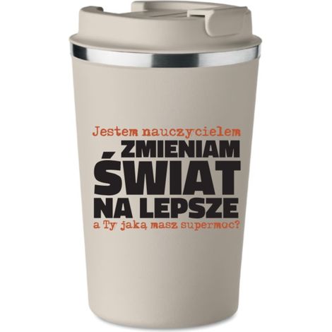 Premium Thermobecher FÜR LEHRER ICH BIN LEHRER Geschenk KT125 (1/5)