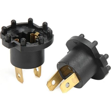 Support de douille d'ampoule de feu arrière automatique, 2 pièces, remplacement en plastique adapté pour Kawasaki ER6F