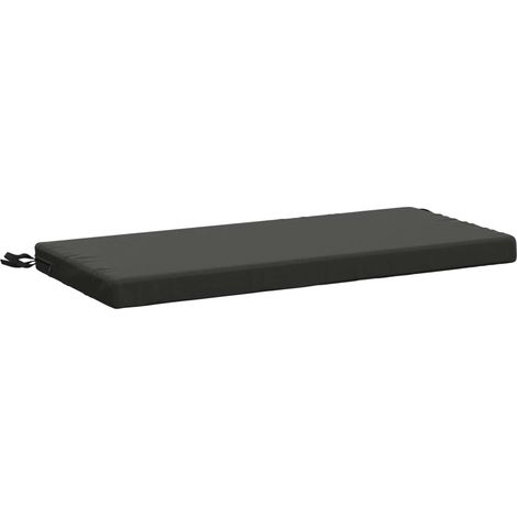 Coussin de banc d'extérieur 100 % polyester Anthracite 60 x 40 x 5 cm (1/5)