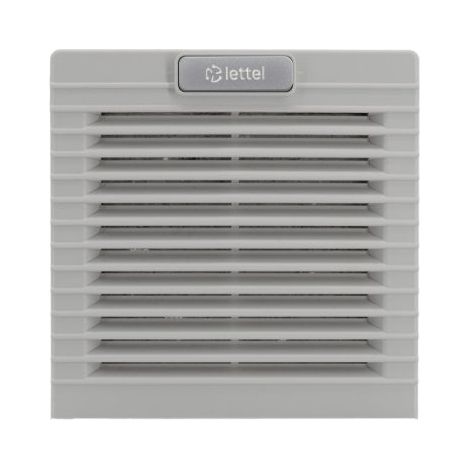 LETTEL - Grille de ventilation 114x114 et filtre pour armoire électrique - GTA-92-FF (1/3)