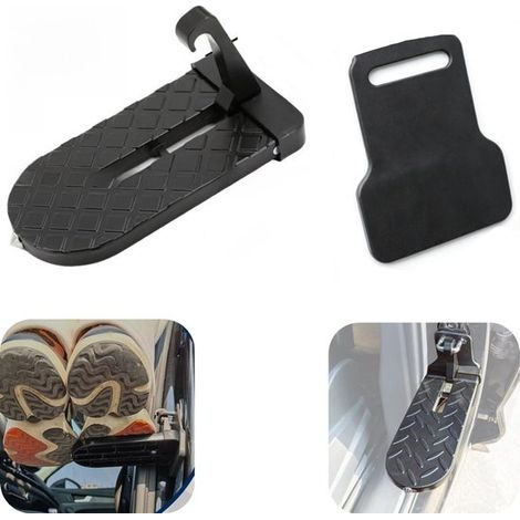 Marchepieds de porte et de toit - crochets d'aide à forte charge et antidérapants pour SUV, noir, 15,5 x 7,8 cm (1/5)
