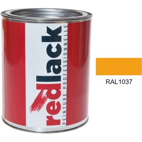 Pot 1L Peinture – RAL 1037 – Jaune soleil – Brillant – multisupport – Redlack