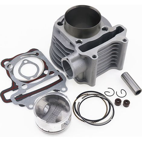 Kit cylindre moto, alésage 57,4 mm, compatible avec GY6-150 WS/DS/GS 150 cm³. (1/5)