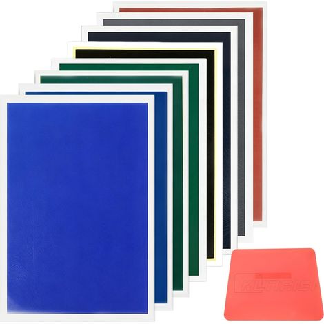 10 feuilles de papier pour gravure laser : papier de marquage laser multicolore, accessoire polyvalent pour machine de gravure laser, matériau de gravure pour céramique, acrylique, verre et pierre (1/5)