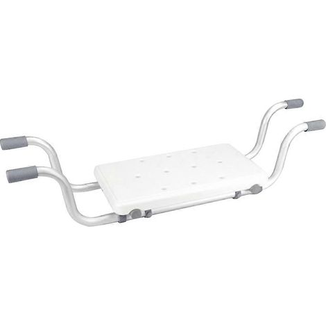 Siège de baignoire réglable en largeur, chaise de bain, support de baignoire antidérapant, chaise de douche pour seniors, capacité de charge robuste de 136 kg (1/5)