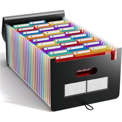 Trieur A4 25 Pochettes/Range Document/Rangement Papier- Trieur Rangement documents Classeur Organiseur Documents Trieur Extensible Accordéon Document (1/5)