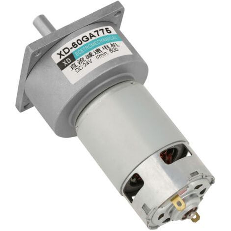 35W micro-CCW metal gear motor, adjustable speed (24V, 600rpm) (1/5)