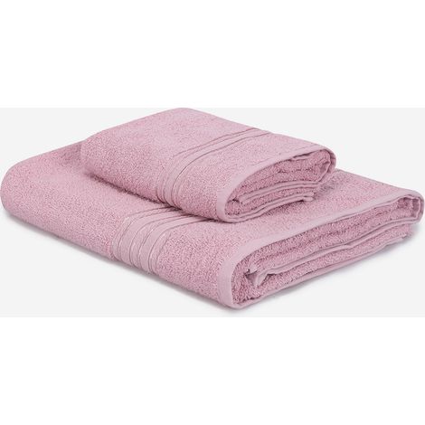 Set de toallas de baño de algodón 2 piezas Dora