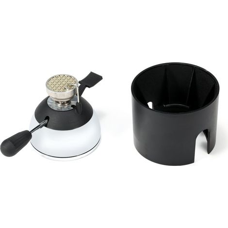 Mini-Campingkocher, Butangasbrenner mit Nachfüllständer für Tisch-Siphons, tragbarer, windfester Küchenkocher, Kaffeemaschine (1/5)