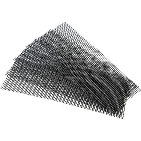 Lot de 5 tapis de jardinage en maille pour trous de pots de fleurs, tapis de rempotage pour plantes et bonsas (30 x 10 cm) (1/5)