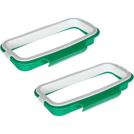 Sac poubelle de cuisine à suspendre pour sac poubelle sur armoire, support de sac en plastique, gain de place, facile à utiliser (1/5)