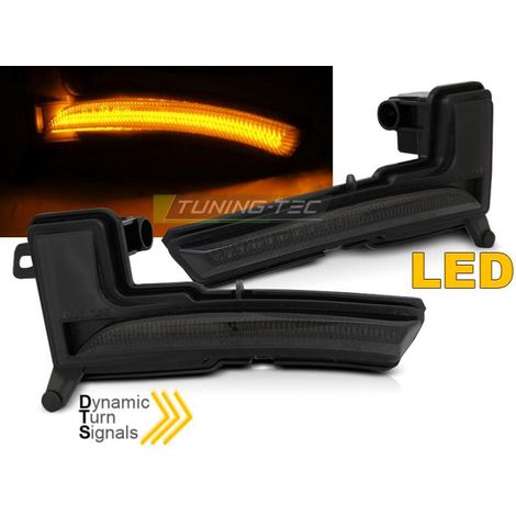 Paire Clignotant Repetiteur retroviseur Renault Clio 4 16-19 Fume LED Dynamique-35542041 (1/3)