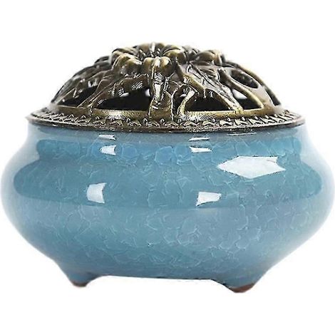 Brûleur d'encens décoratif en alliage céramique chinois, porte-bâtonnets, 1 pièce (1/5)