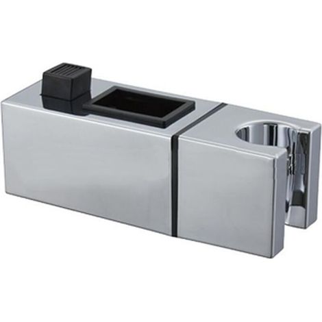 Duschkopfhalterung - Quadratische Duschkopfhalterung - Standard - 30 x 15 mm - Duschkopfhalterung aus verchromtem ABS