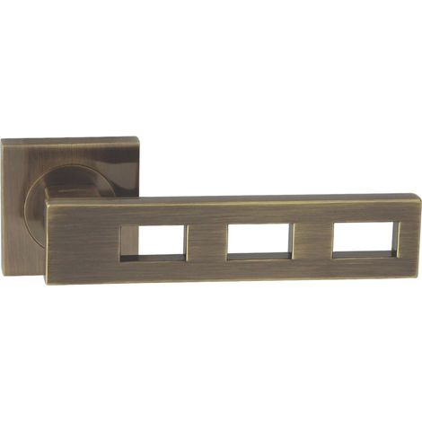 DOMINO Poignée de porte TRE QR M3 Poignée Sans rosace Bronze (1/5)
