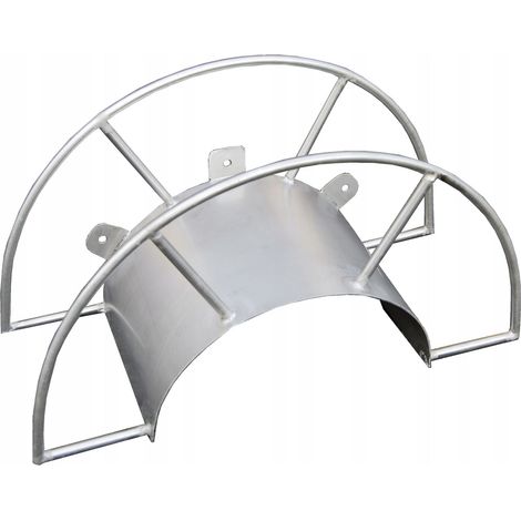 Soporte para manguera de jardín, de acero inoxidable. (1/4)
