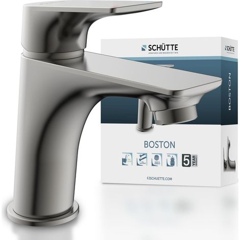 SCHÜTTE Wasserhahn Bad Einhebelmischer Badezimmer Badarmatur Waschtischarmatur Waschbecken Waschtischbatterie Modern 33212 (1/5)