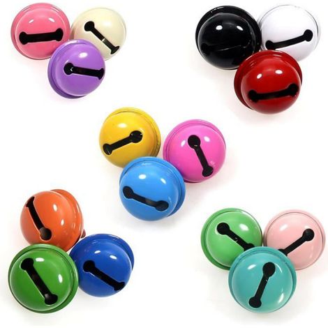 Cloches décoratives - - Lot de 15 - Métal - Couleurs aléatoires (1/5)