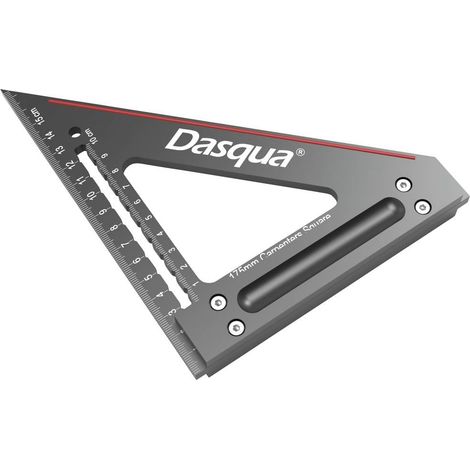 Dasqua 1804-5881 Squadra da falegname 154 mm 90 ° 1 pz. (1/5)