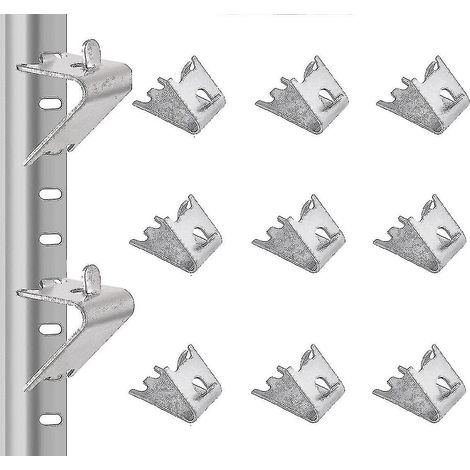 Lot de 12 clips en acier inoxydable pour étagères de congélateur, support de réfrigérateur, réfrigérateur commercial, épaisseur 1,5 mm, support AquaForge (1/5)