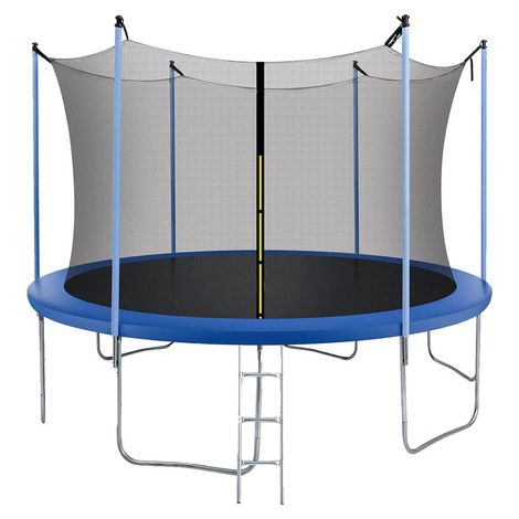 SPRINGOS Red de seguridad interior para camas elásticas de ocio 305 cm Red anticaídas Red para cama elástica exterior segura y resistente a la intemperie (1/5)