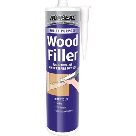 Ronseal 33366 Light Multi-Purpose Wood Filler Cartridge – 310ml