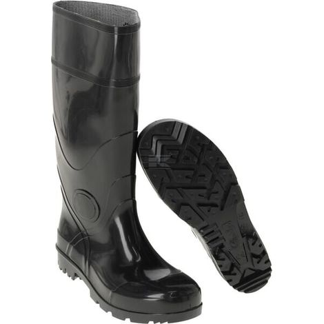Bottes Wellington noires Bart non isolées, taille 43 (1/5)