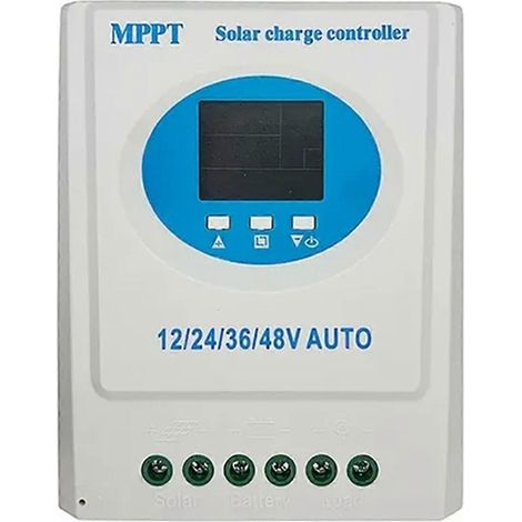 Contrôleur de charge solaire MPPT automatique 150 A 12 V/24 V/36 V/48 V pour batterie hors réseau avec identification automatique (1/4)