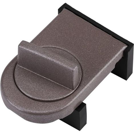 [NUNCA USADO]Cerradura antirrobo ajustable de 2 piezas para puertas y ventanas correderas, tope de esquina y limitador de apertura para puertas, ideal para niños y bebés. (1/4)