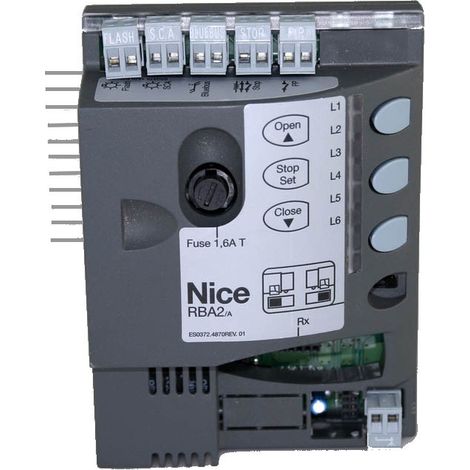 Centrale de commande pour motorisation de portail ROBUS 350 – Pièce détachée RBA2/A – Compatible avec systèmes NICE – Installation facile