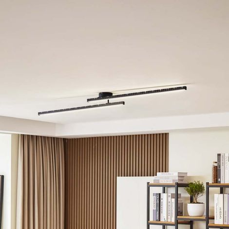 [GEBRAUCHT] B-Ware Lindby Deckenleuchte Lampe LED Aurendor mattschwarz Aluminium Eisen Kunststof590 (1/2)