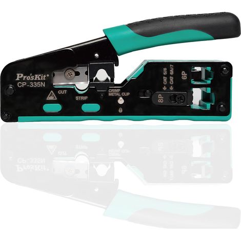 Kabeltester Crimpwerkzeug-Set CP-335N CAT.5/6/7 Crimpzange, Netzwerk-Abisolierzange (1/5)