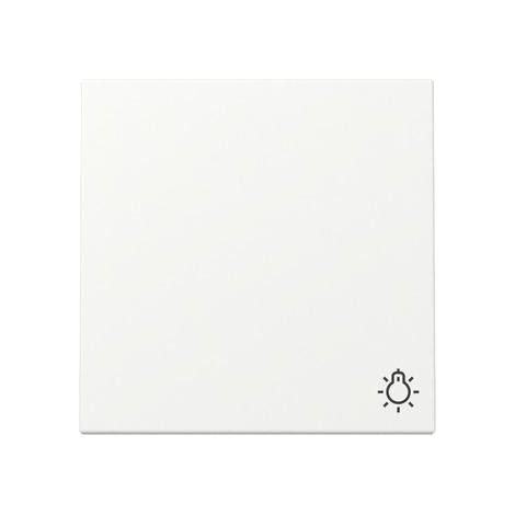 Schalter Gira 328527 Lichtsymbol weiß glänzend