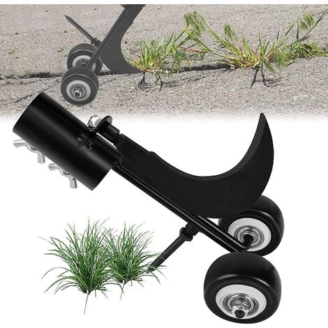 OFFCUP Weed Snatcher Manual Weed Remover Tool with Wheels Standing Weed Removal Tool Weeds Puller for Garden Patio Lawn (1/5)