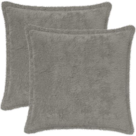 Funda de almohada 2 uds. HOUTEN Gris Claro 50 x 50 cm vidaXL (1/5)