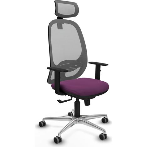 Siège de bureau piqueras y crespo Cilanco gris appui lombaire (1/2)