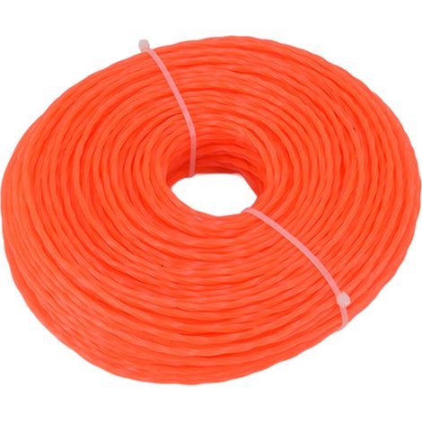Orangefarbene Schneidfadenspule (3,0 mm x 85 m) für Husqvarna, Ryobi und Stihl Freischneider – robuste, gedrehte Schneidfadenspule für Trimmer und Gartengeräte (1/5)