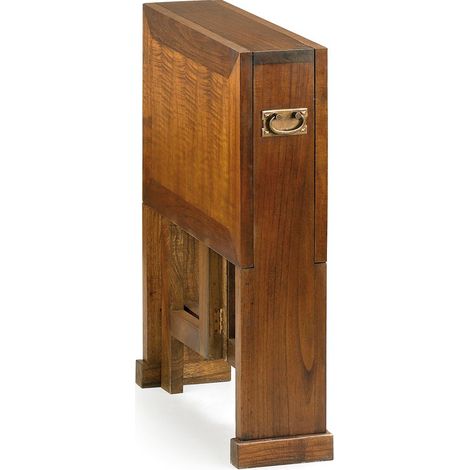 Table d'appoint pliante en bois massif de Mindy Orka 90cm (1/5)