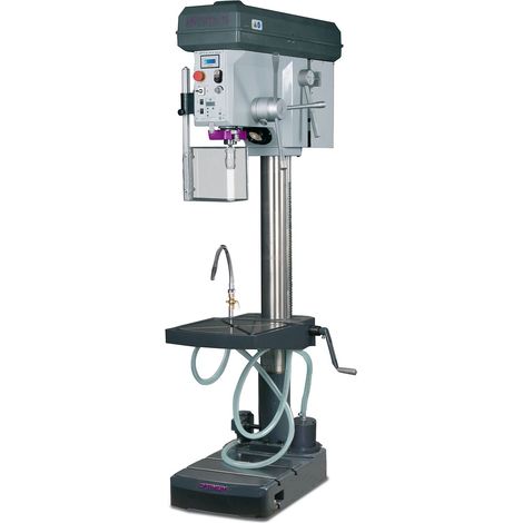 Perceuse à colonne jusque ø 34 mm CM4 2,2 kW 230V vitesses variables affichage LED pompe de refroidissement Optidrill B34HV (1/4)