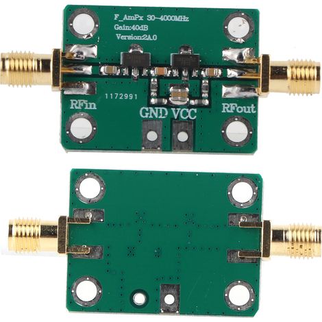 Breitband-HF-Verstärkermodul mit 40 dB Verstärkung für 30–4000 MHz und FM-, HF- und VHF/UHF-Frequenzen (1/5)