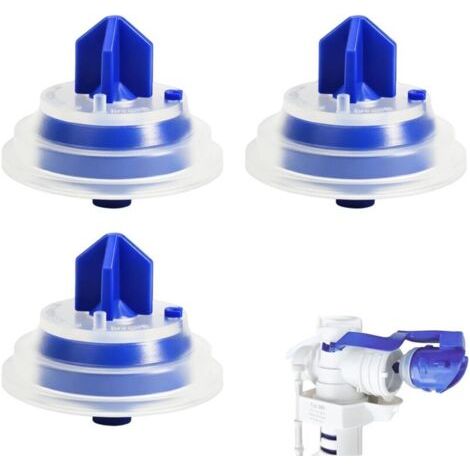 Pair 3pcs Membrane Chasse d'eau pour Geberi Impuls 380 Ou 360, Joint Diaphragme D'Étanchéité WC chasse deau, Membrane Remplissage Vanne