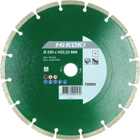 Disque diamant Ø115 al.22.2 seg.10 universel laser HIKOKI 752811 (1/2)