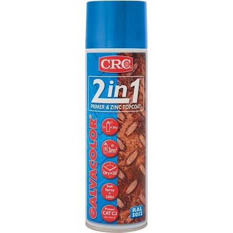 Protección contra la corrosión GALVACOLOR 2-in-1 500 ml RAL 5012 azul claro (por 12) (1/2)